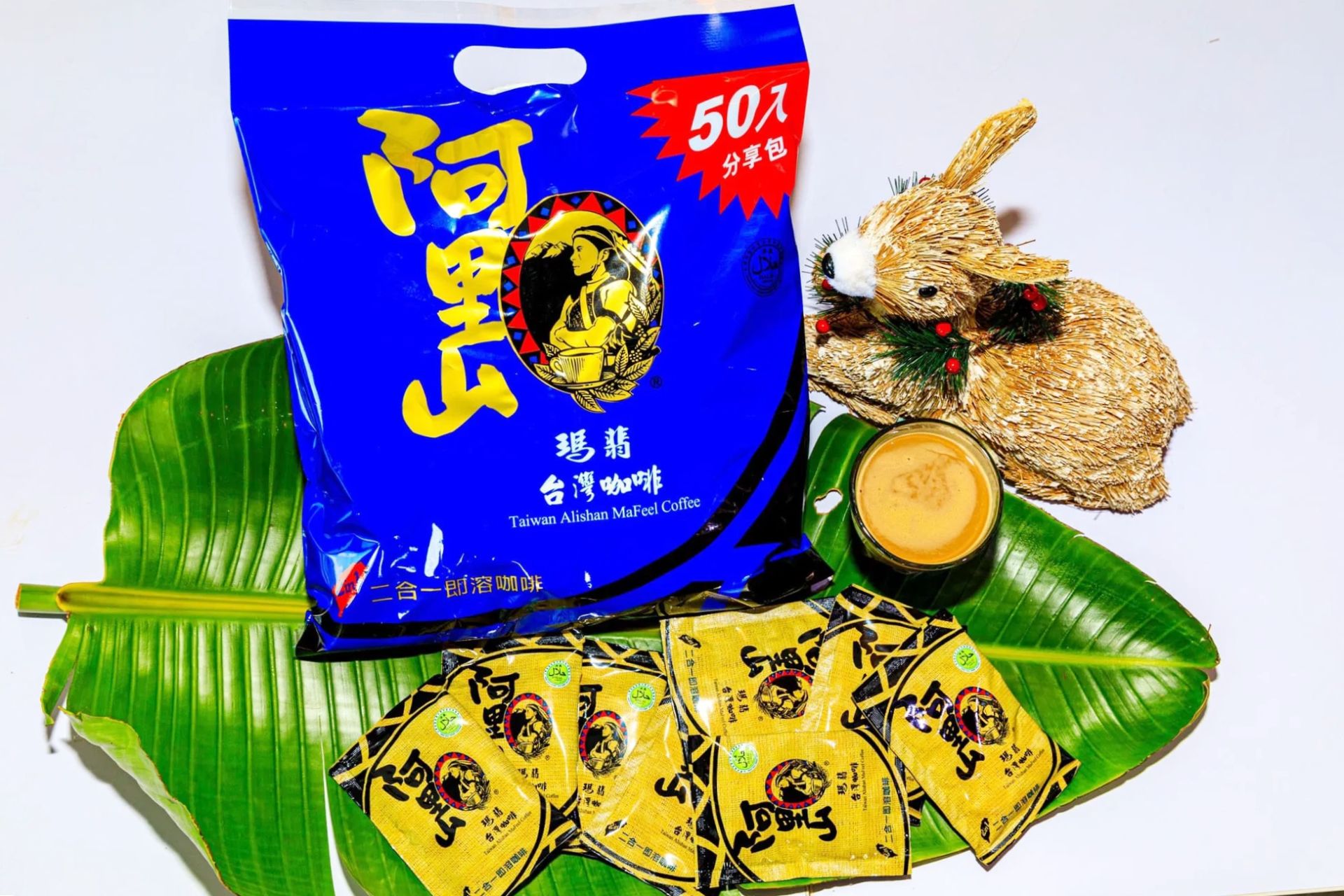 阿里山瑪翡二合一咖啡(50入包裝)